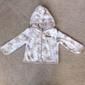 Carter’s fleece bear jacket unisex gender neutral